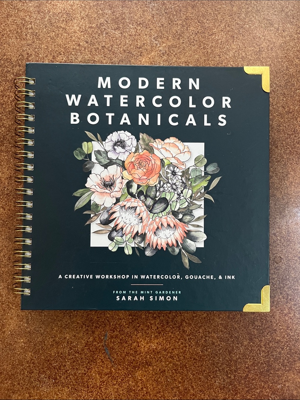 Modern Watercolor Botanicals by Sarah Simon